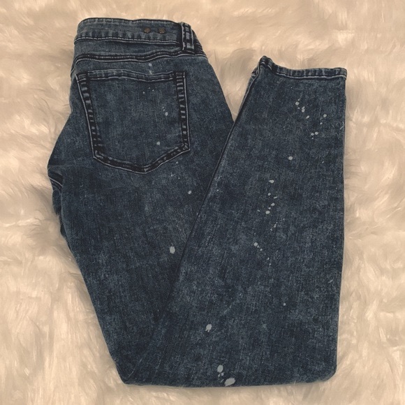 CABI Constellation Paint Splatter Stretch Skinny Jeans - Size 2 - Picture 2 of 5